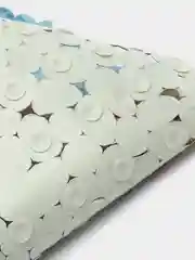 Коврик противоскользящий в ванну SUNSTEP "Океан", овальный, 67 x 36 см