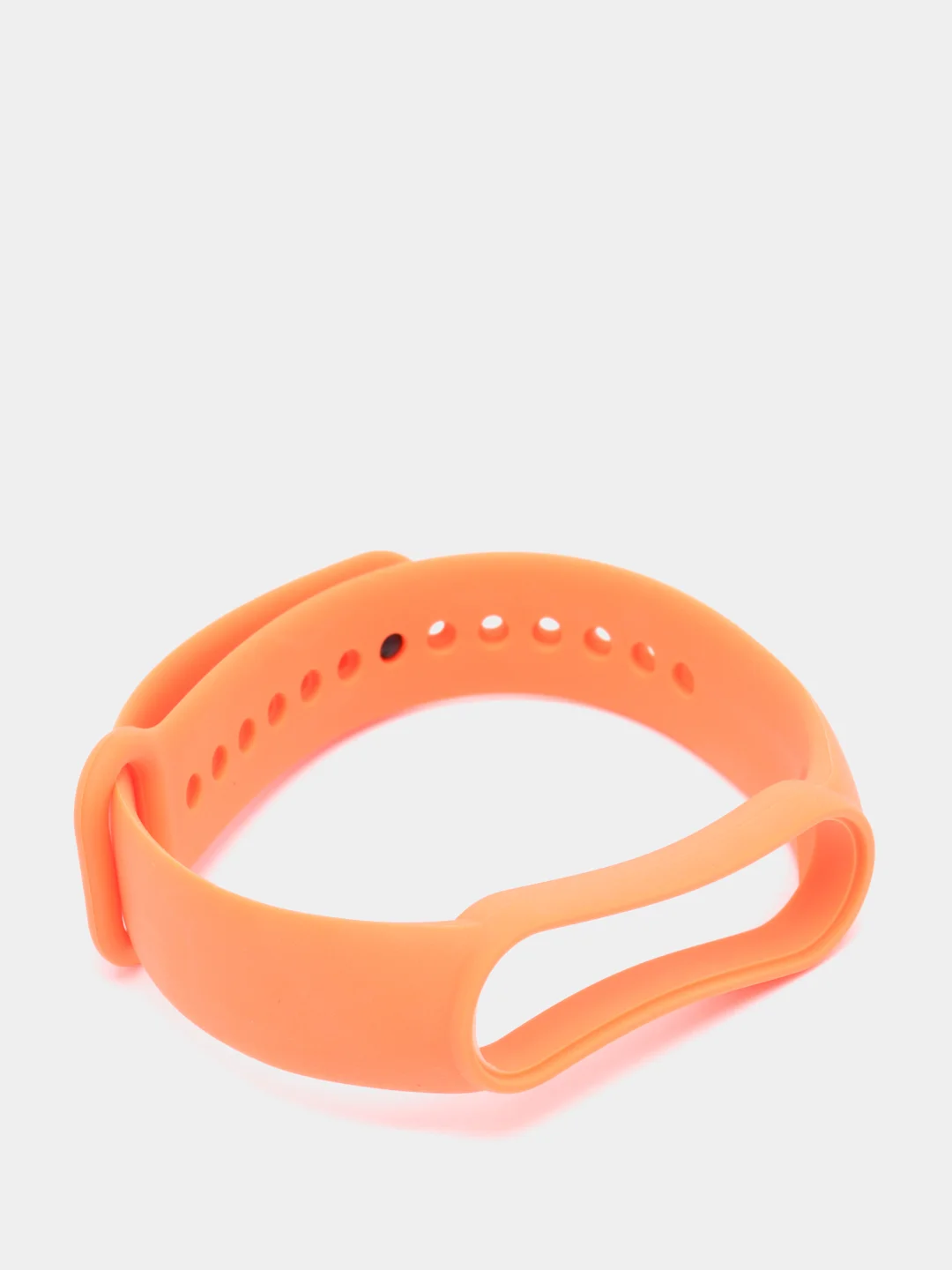 Оранжевый силиконовый ремешок для Xiaomi Mi Band 5 / Mi Band 6, Сяоми Ми Банд 5 / Ми Банд 6