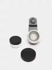 Серебряный объектив на телефон