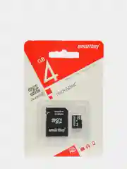 Карта памяти MICRO SD Smartbuy 4 gb / 8 gb / 16 gb / 32 gb / 64 gb / 128 gb( Гб ) class 10