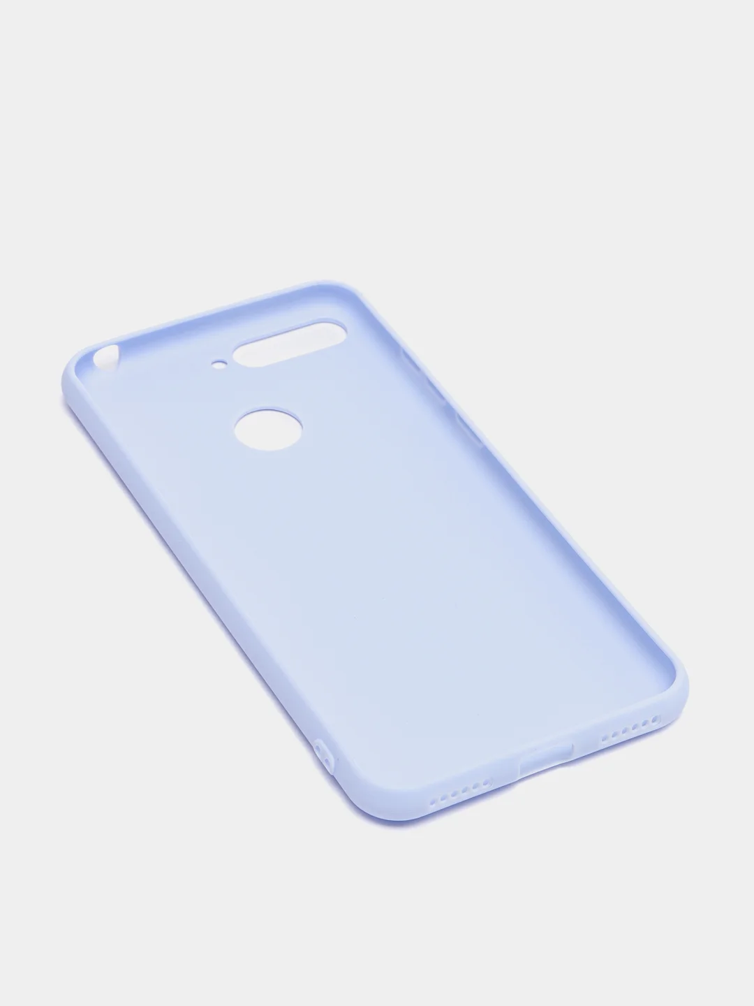 Небесно-голубой чехол на Honor 7C / Honor 7A Pro / Huawei Y6 Prime 2018 / Huawei Y6 Prime (5,7") силиконовый