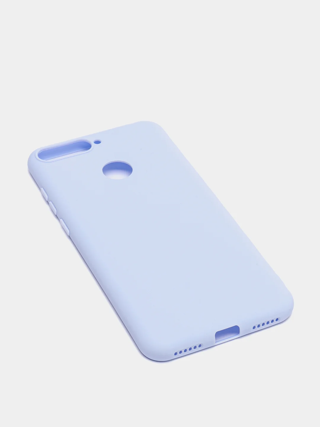 Небесно-голубой чехол на Honor 7C / Honor 7A Pro / Huawei Y6 Prime 2018 / Huawei Y6 Prime (5,7") силиконовый