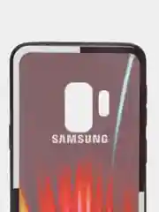 Чехол-накладка Samsung S9 радуга, меняет цвет на телефоне