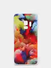 Чехол-накладка Samsung S9, силикон, с рисунком