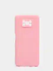 Розовый чехол Xiaomi Poco X3 NFC / Poco X3 Pro силиконовый матовый, цветной