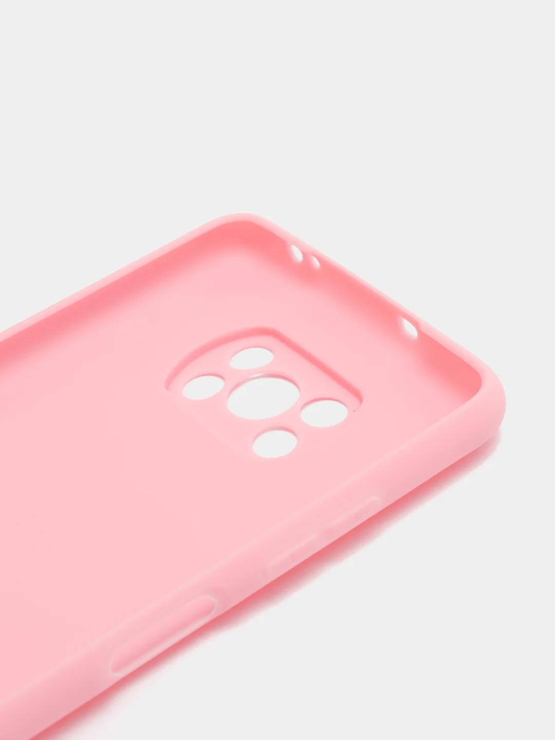 Розовый чехол Xiaomi Poco X3 NFC / Poco X3 Pro силиконовый матовый, цветной