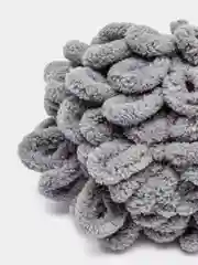 Серый пряжа Alize Puffy петельки
