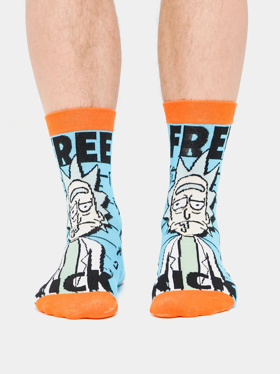 Голубой носки Rick and Morty (Рик и Морти), унисекс