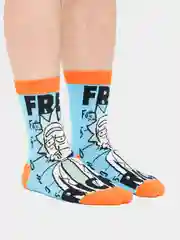 Голубой носки Rick and Morty (Рик и Морти), унисекс