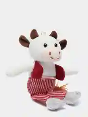Красный брелок "Корова"