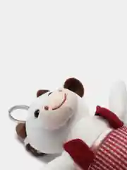 Коричневый брелок "Корова"