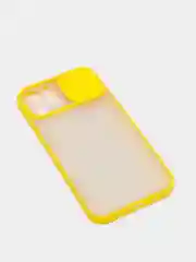 Желтый чехол для Айфон iPhone 11 Pro, Max 12, 13 mini, 14 Plus, 15 с защитой для камеры