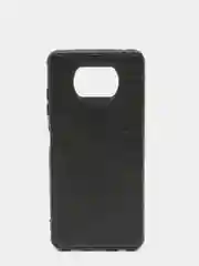 Черный чехол Xiaomi Poco X3 NFC / Poco X3 Pro, Сяоми Поко Х3 силиконовый, имитация кожи, Baseus