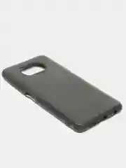 Черный чехол Xiaomi Poco X3 NFC / Poco X3 Pro, Сяоми Поко Х3 силиконовый, имитация кожи, Baseus