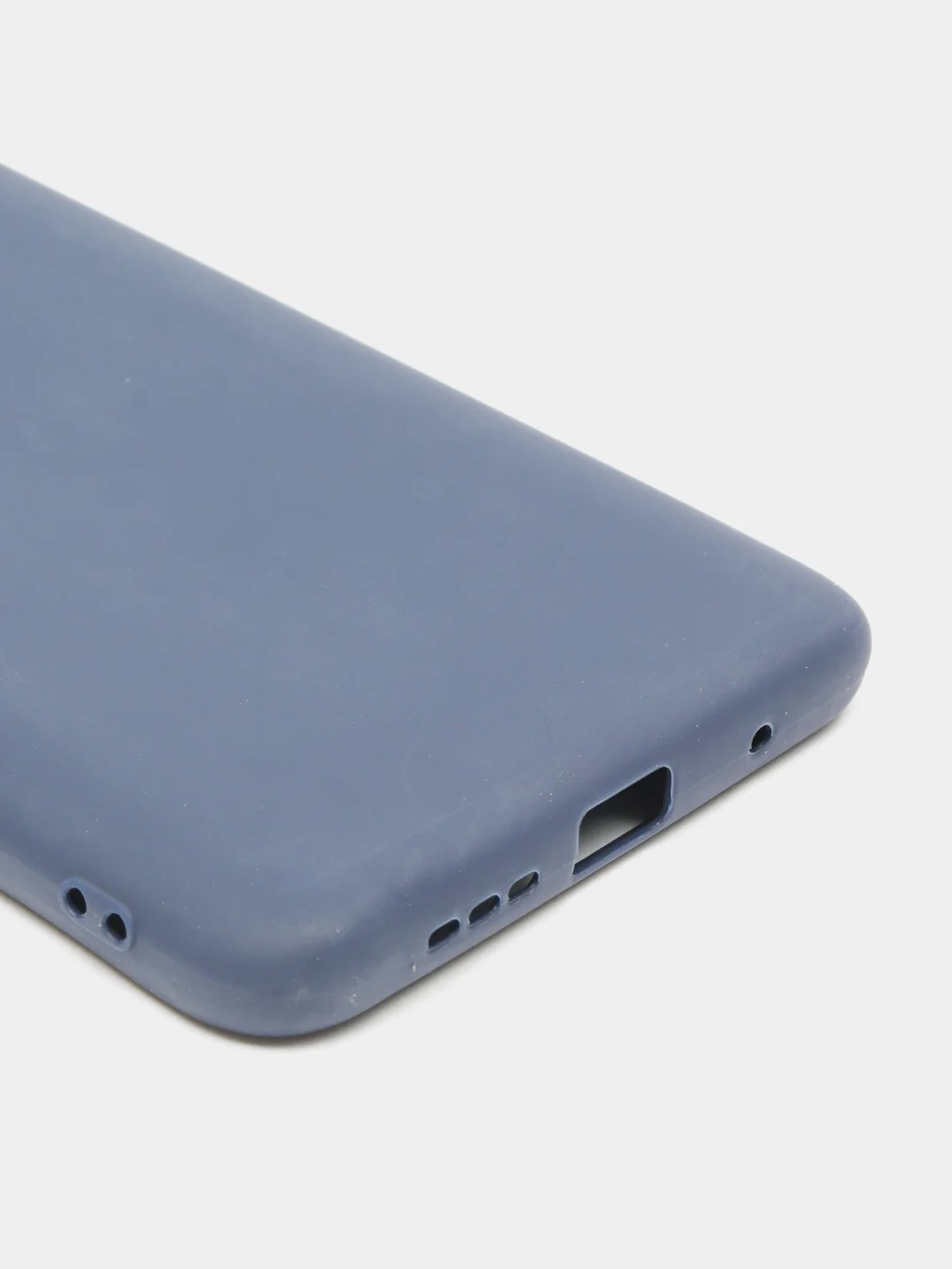 Темно-синий чехол Xiaomi Poco M3 / Redmi 9T силиконовый матовый
