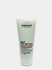 Мужской  очищающий гель Для тела и волос Для лица и бороды Для душа Barber.Bar 200 мл