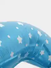 Синий воздушный шар "Цифра", фольгированные