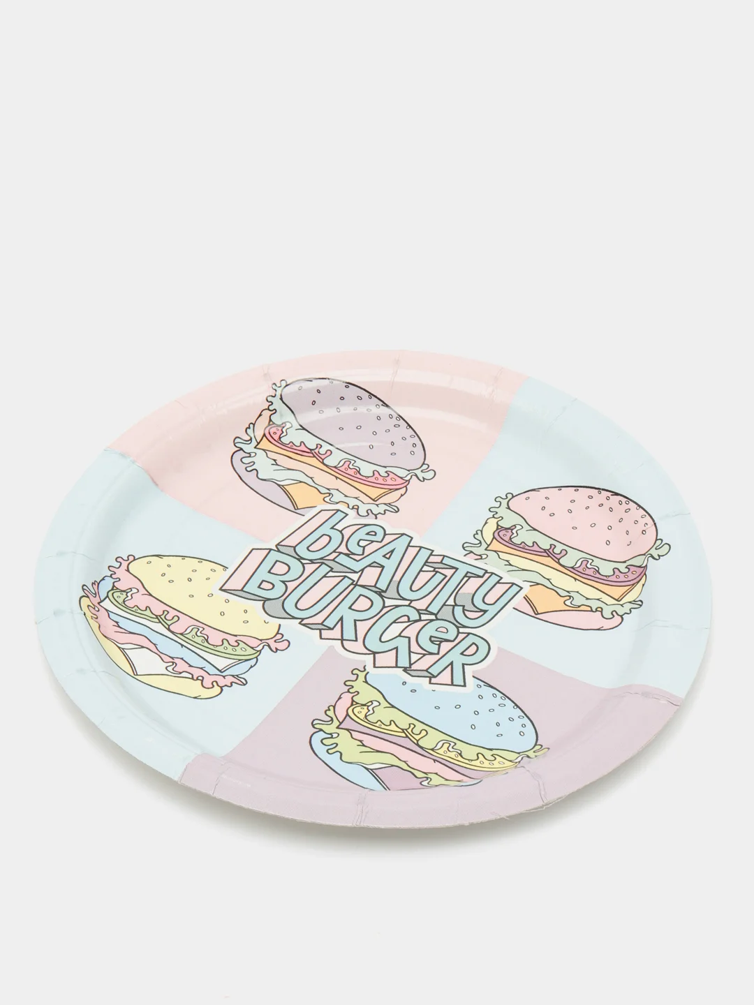 Тарелка бумажная "Beauty burger", 1 шт