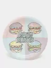 Тарелка бумажная "Beauty burger", 1 шт