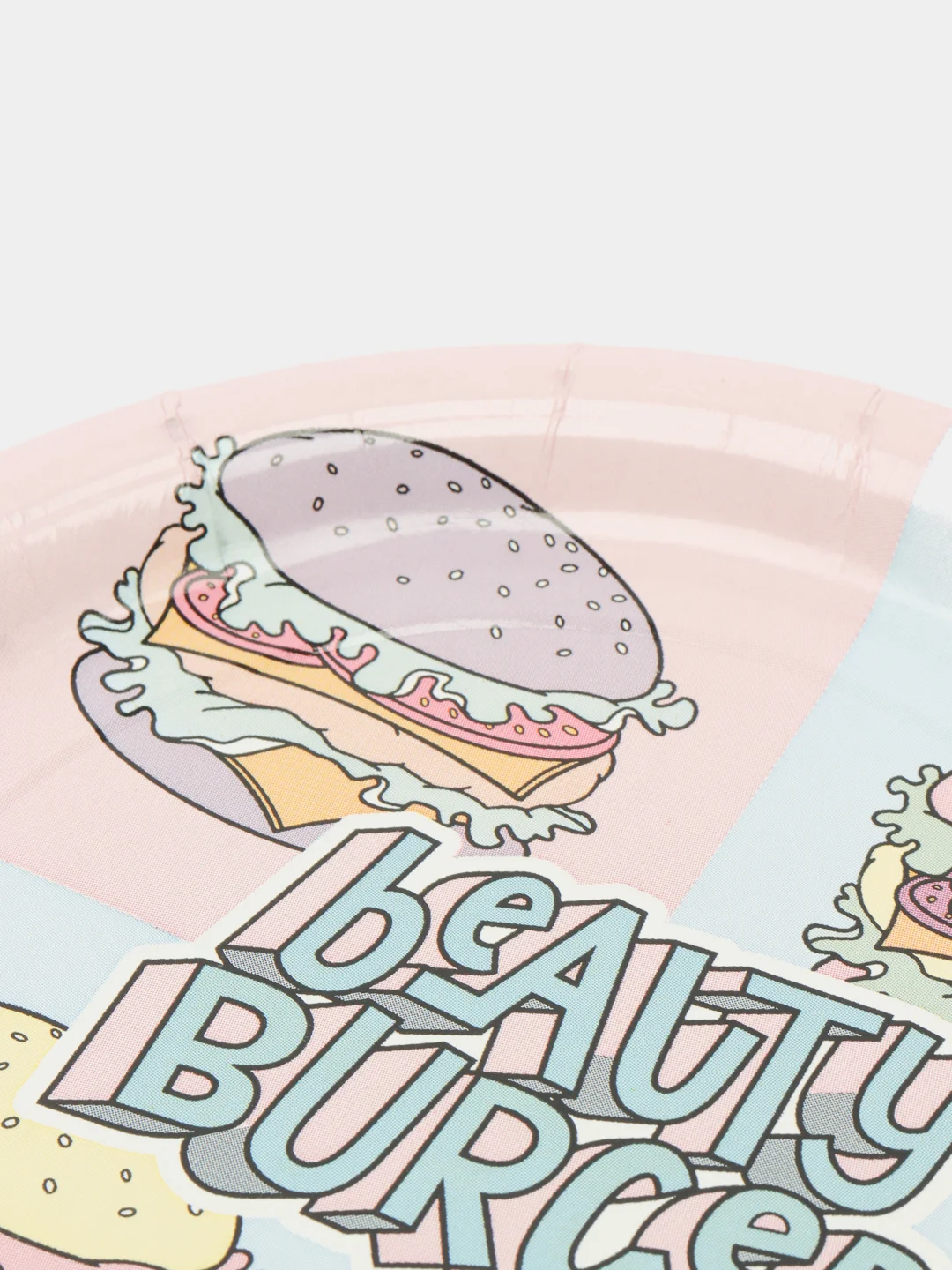 Тарелка бумажная "Beauty burger", 1 шт