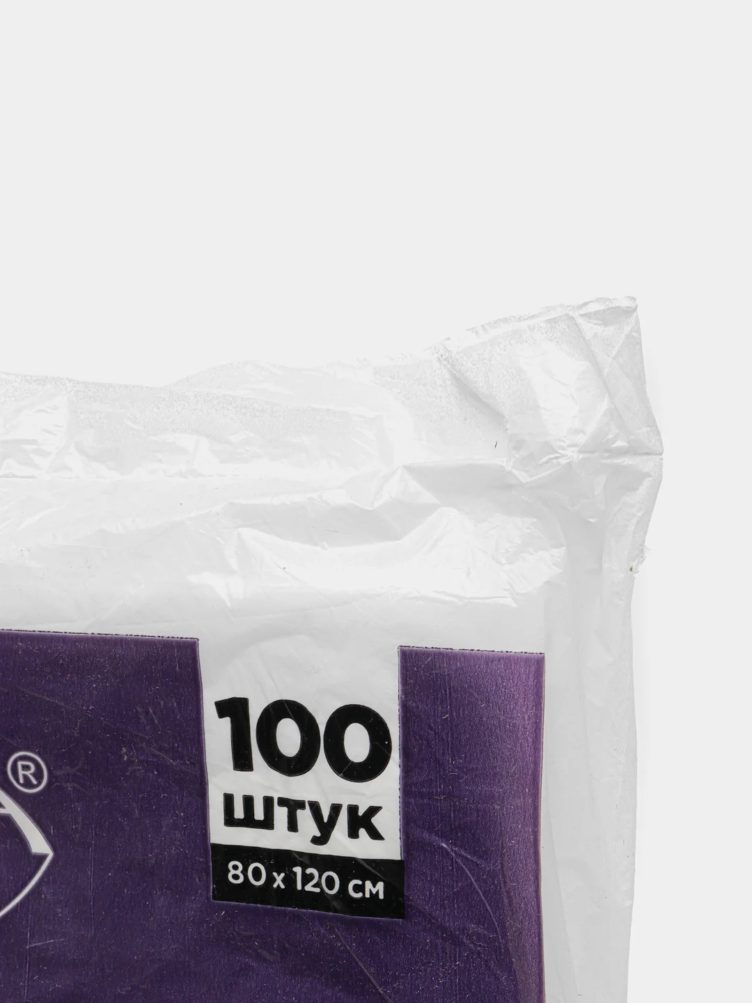 Фартук полиэтиленовый одноразовый, 100 шт, 81 х 125 см