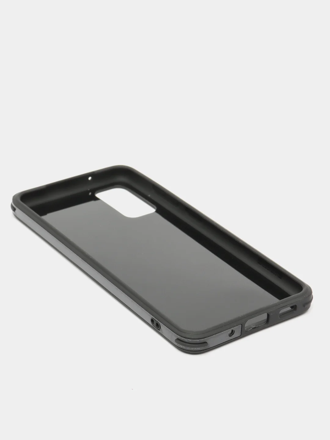 Черный чехол усиленный с рамкой для Samsung Galaxy S20, силиконовый