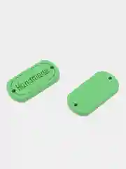 Зеленый бирки "Hand made", 10штук