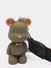 Оливковый брелок для ключей и рюкзака "Медвежонок"