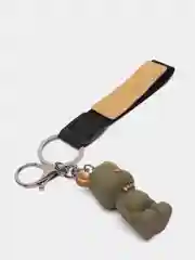 Оливковый брелок для ключей и рюкзака "Медвежонок"