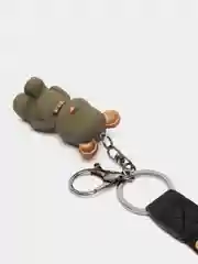 Оливковый брелок для ключей и рюкзака "Медвежонок"