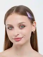 Фиолетовый набор заколок для волос Mimi Beauty