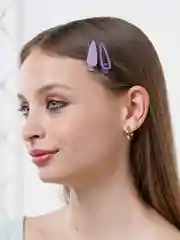 Фиолетовый набор заколок для волос Mimi Beauty
