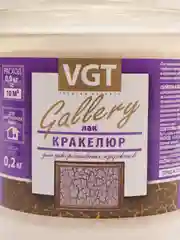 Лак ВГТ "Кракелюр" для декоративных покрытий, ВД, 0,2 кг