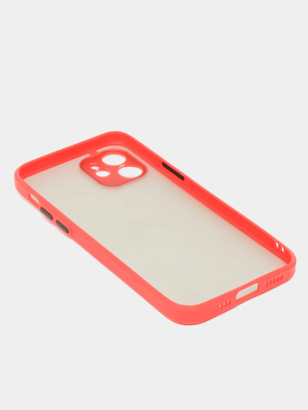 Красный чехол на iPhone 13, 12, 11, 8, 7, XR, X, XS, pro, mini, max, plus, SE