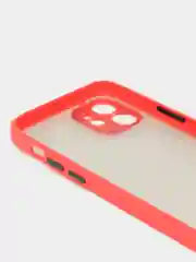 Красный чехол на iPhone 13, 12, 11, 8, 7, XR, X, XS, pro, mini, max, plus, SE