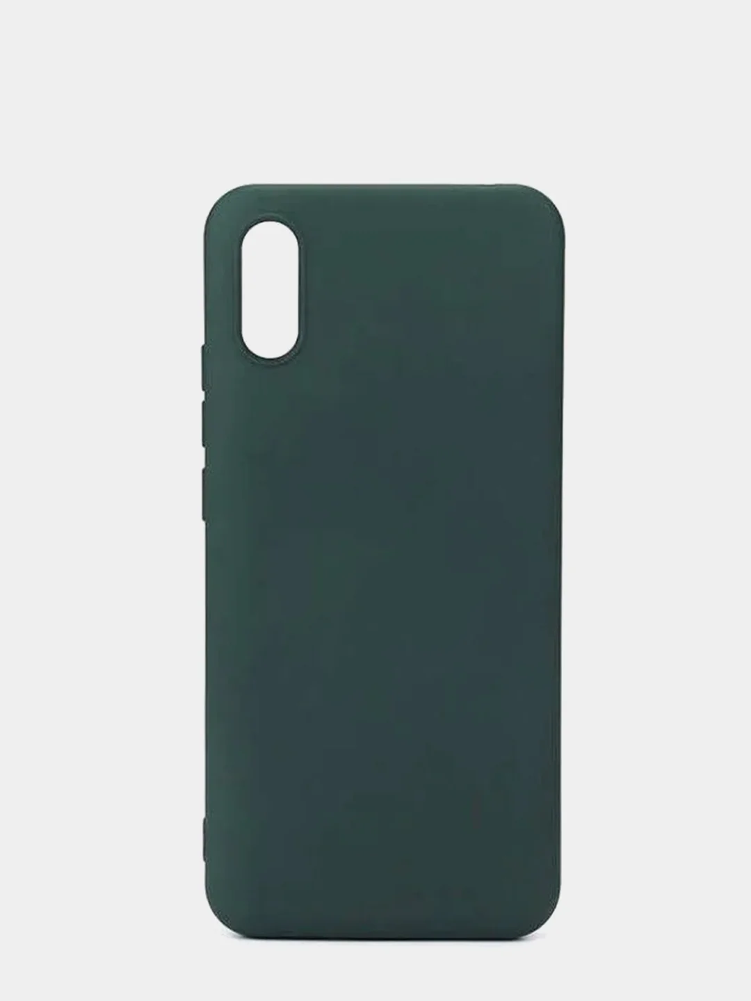 Зеленый чехол силиконовый Xiaomi Redmi 7A, Redmi 8, Redmi 8A, Redmi 9, Redmi 9A