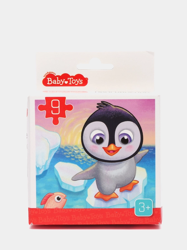 Пазл First Puzzle "Пингвиненок" (9 эл) Baby Toys