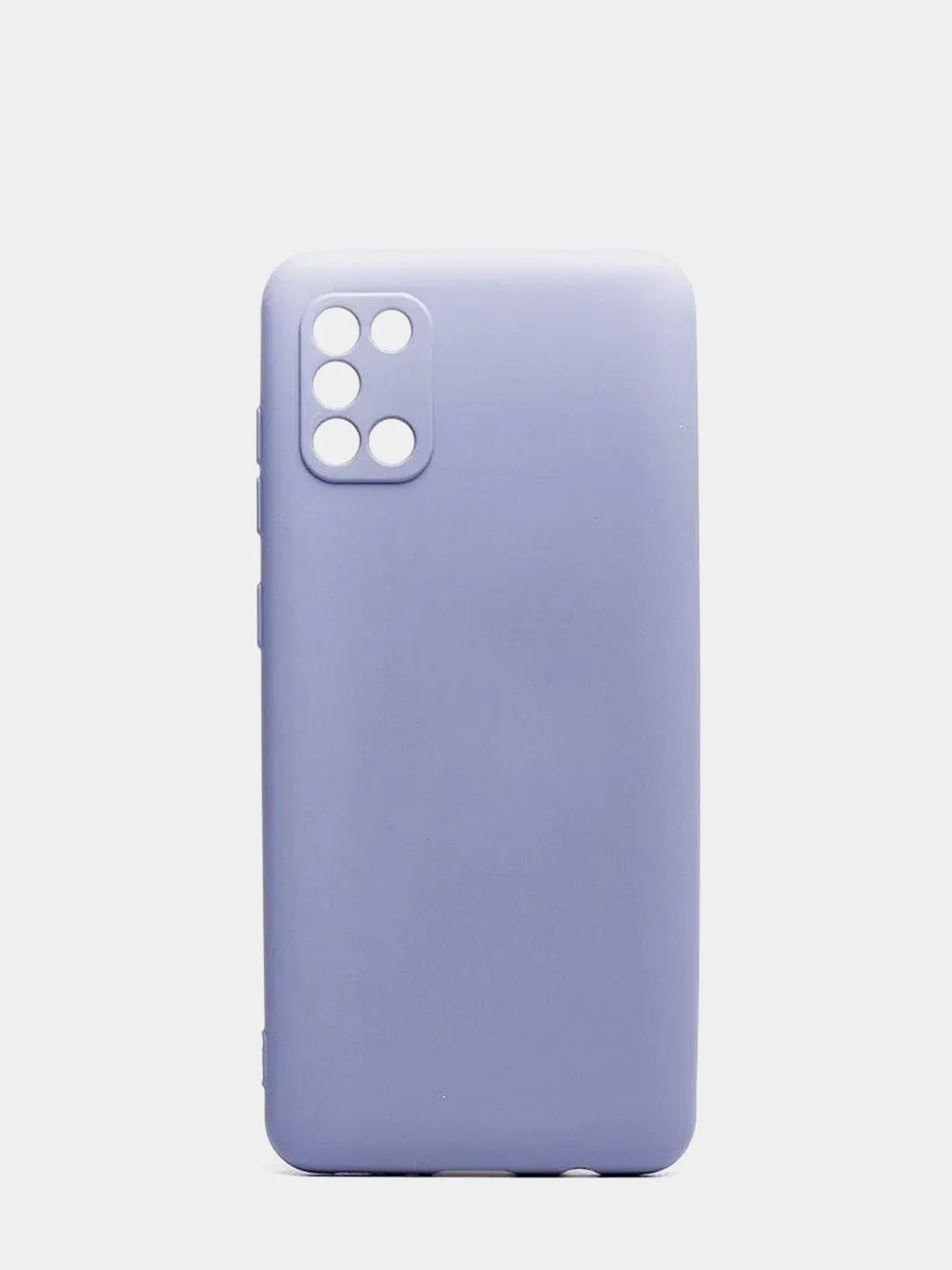 Небесно-голубой чехол силиконовый Samsung A01,  A10, A21, A31, A41, A71