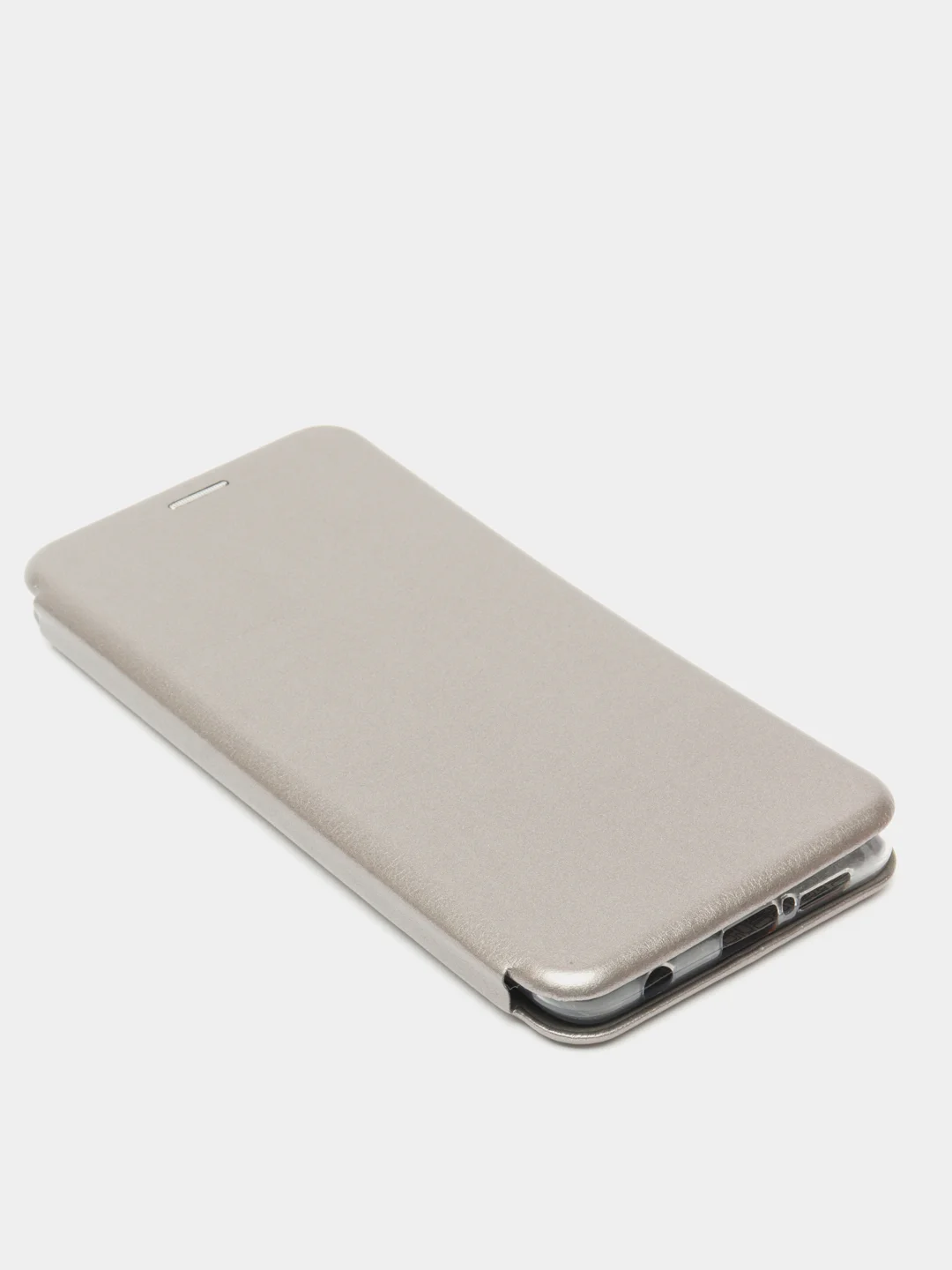 Серебряный чехол-книжка Xiaomi Poco X3 NFC/Poco X3 Pro (Сяоми Поко Х3 НФС/Х3 Про)