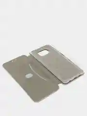 Серебряный чехол-книжка Xiaomi Poco X3 NFC/Poco X3 Pro (Сяоми Поко Х3 НФС/Х3 Про)