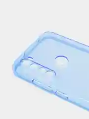 Голубой чехол Xiaomi Redmi Note 8, Note 8 2021, Редми Нот 8 прозрачный плотный неоновый с оттенком