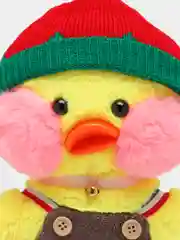 Желтый игрушка мягка  "Утка Lalafanfan"