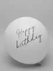 Шар латексный "Happy birthday", 30 см, 5шт