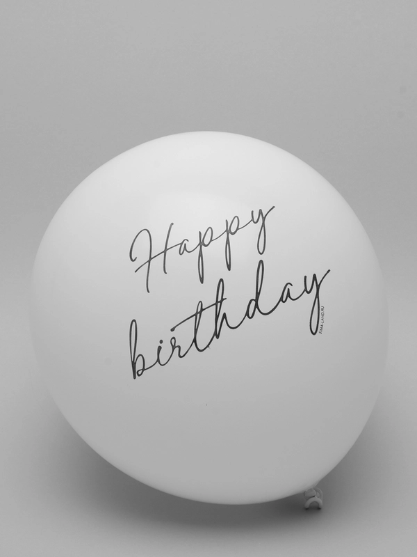 Шар латексный "Happy birthday", 30 см, 5шт