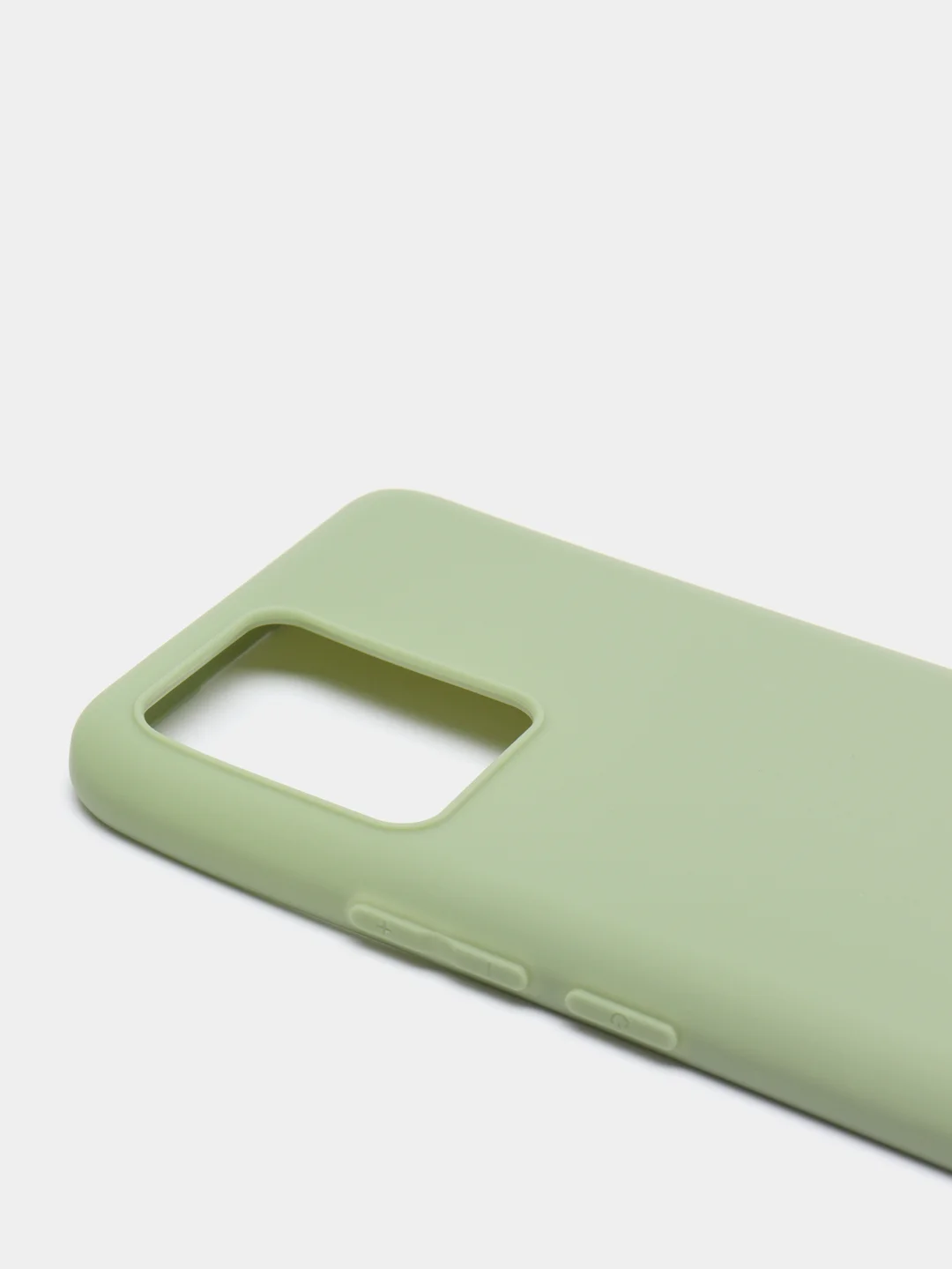 Приглушённый хаки чехол Realme 8 / 8 Pro, силиконовый матовый, soft touch
