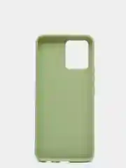Приглушённый хаки чехол Realme 8 / 8 Pro, силиконовый матовый, soft touch
