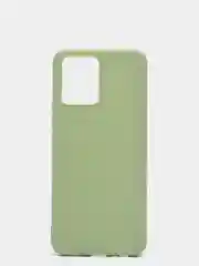 Приглушённый хаки чехол Realme 8 / 8 Pro, силиконовый матовый, soft touch