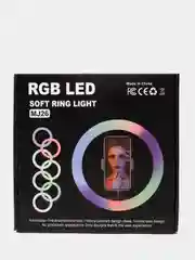 Цветная RGB кольцевая лампа, без штатива и без крепления для смартфона, диаметр 26 и 32 см