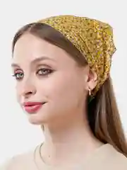 Желтый косынка летняя