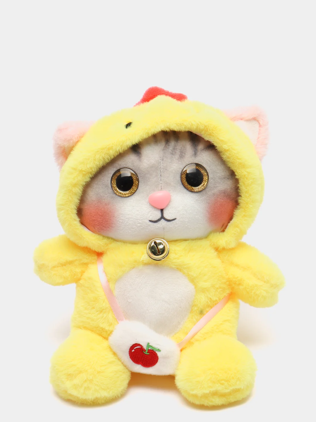 Желтый мягкая игрушка котики ТИК ТОК 25 CM